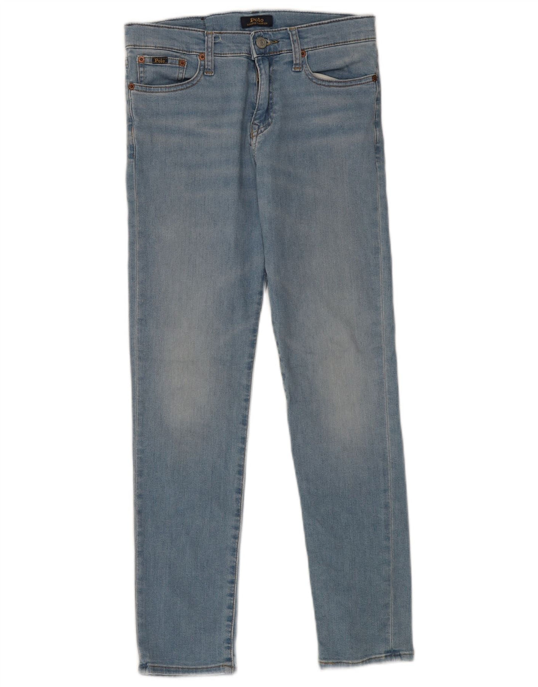 POLO RALPH LAUREN Drenge The Eldridge Skinny Jeans 13-14 år W28 L26 Blå