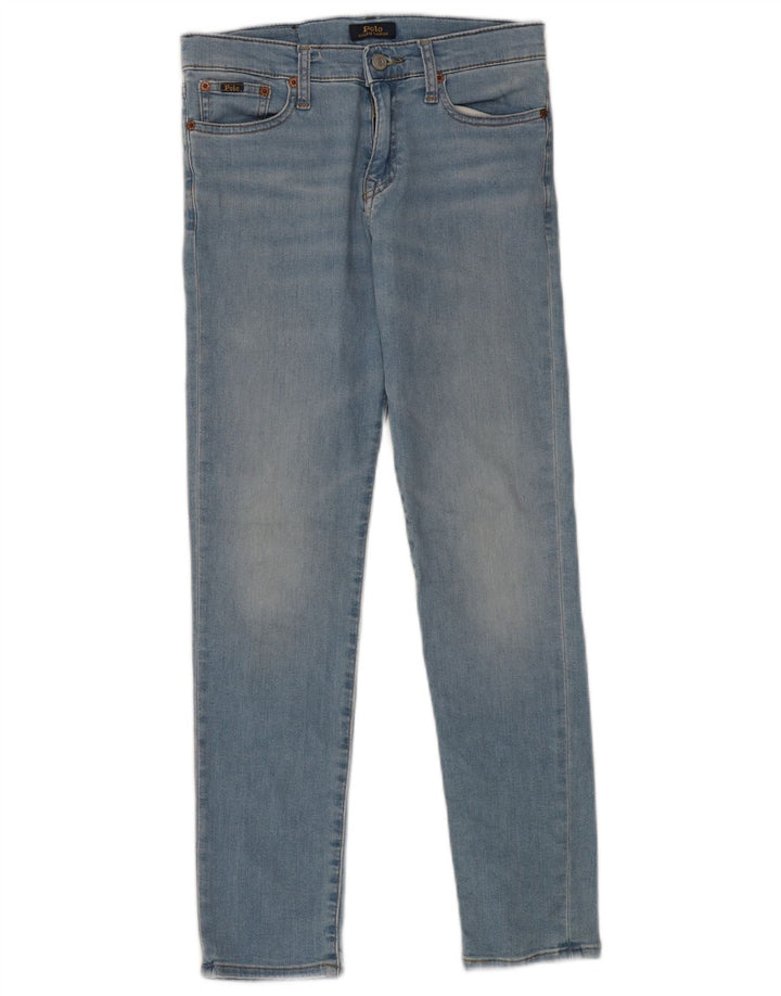 POLO RALPH LAUREN Drenge The Eldridge Skinny Jeans 13-14 år W28 L26 Blå