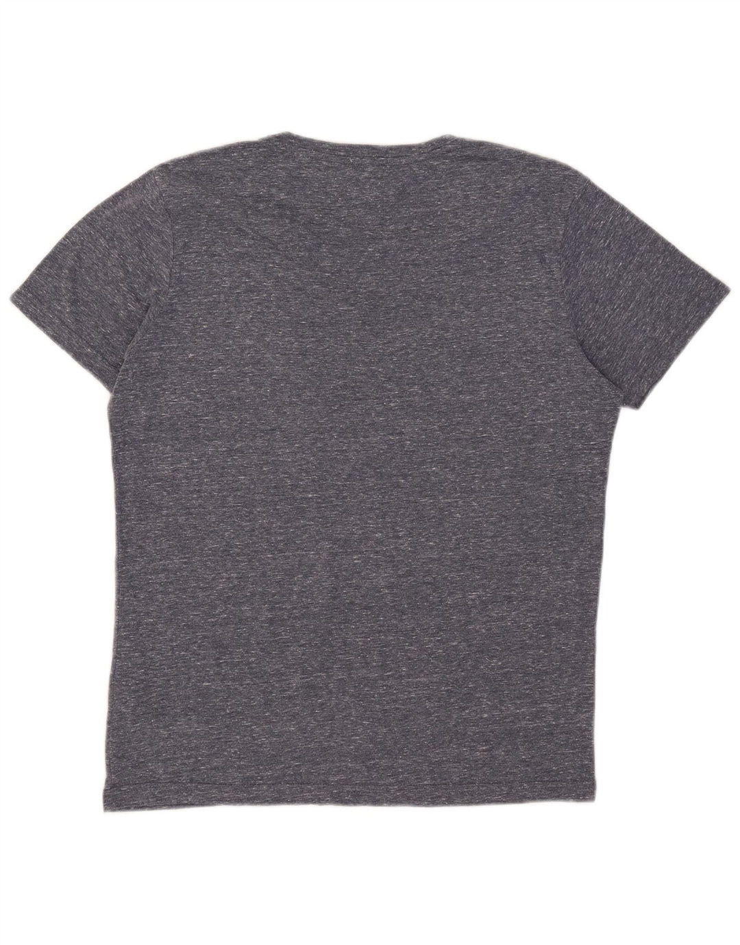 Tommy Hilfiger Dame T-Shirt Top UK 16 Large Grå Flecked Polyester