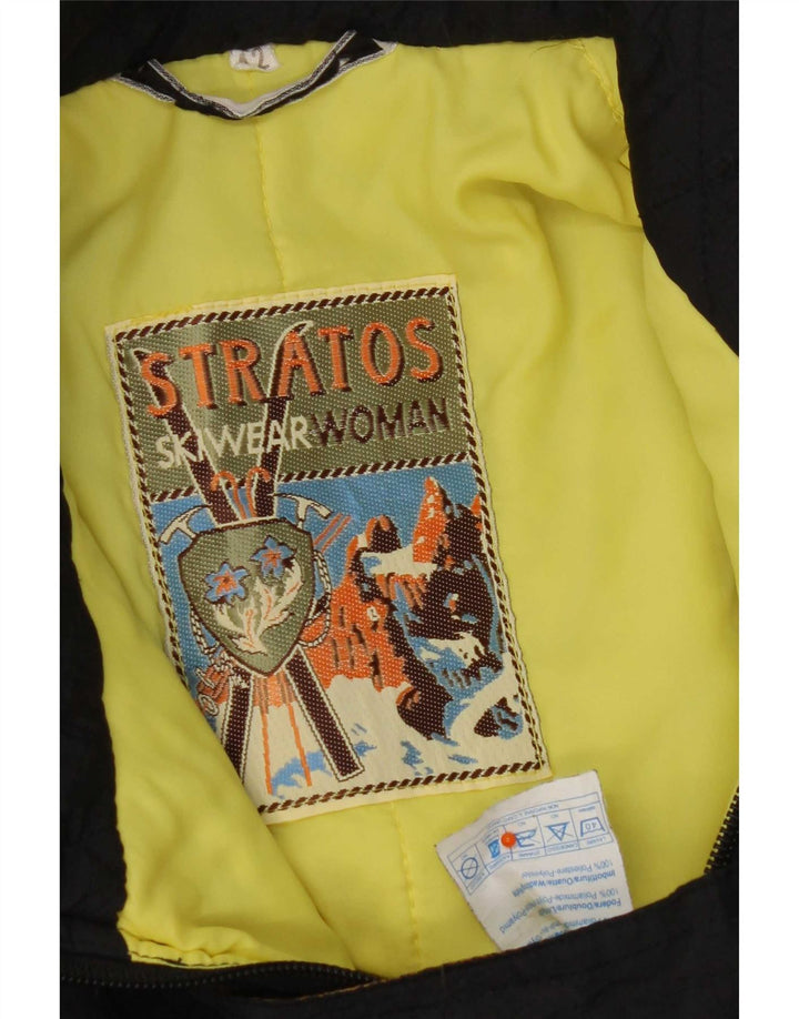Stratos Dame Ski Jumpsuit IT 42 Medium Sort Nylon