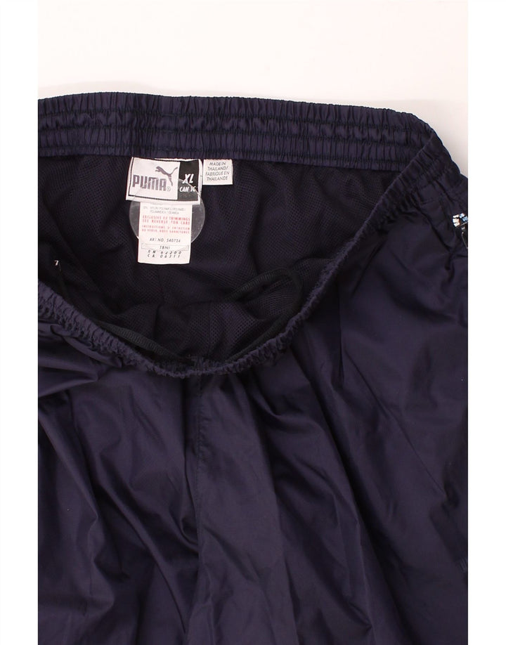 PUMA Mens Tracksuit Trousers XL  Navy Blue Polyester Vintage Puma and Second-Hand Puma from Messina Hembry 