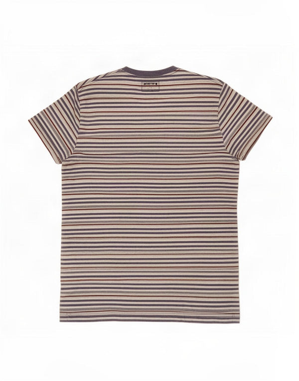 French Connection Herre T-Shirt Top Stor flerfarvet nålestribe