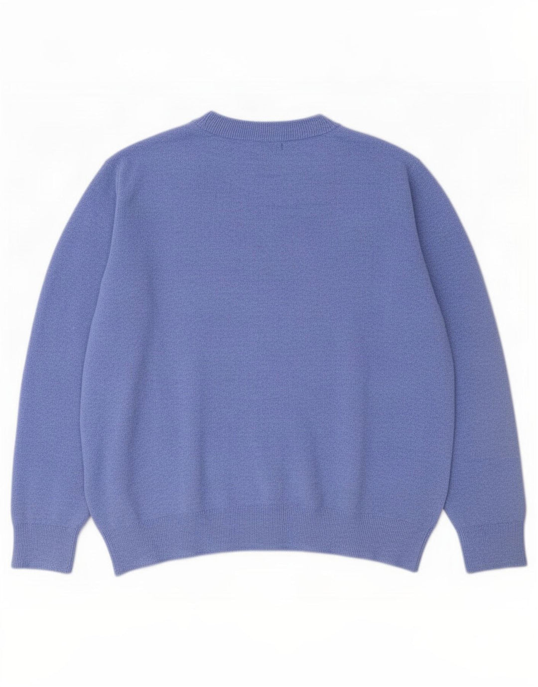 Marks & Spencer Dame sweater med rund hals DK 14 Medium Blue Polyester