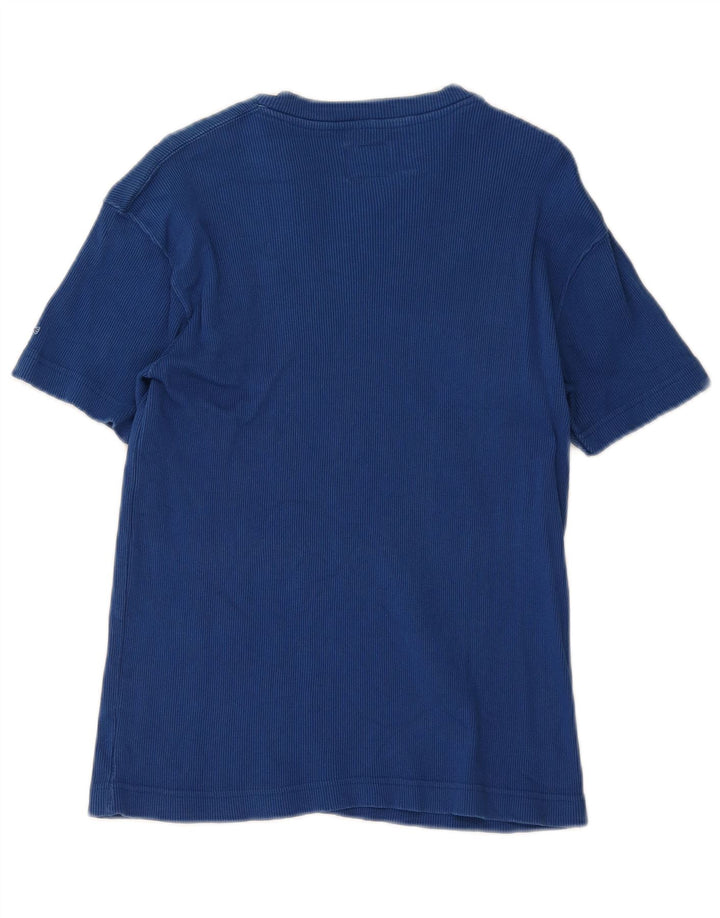 Energie Dame T-Shirt Top Stor Blå Bomuld