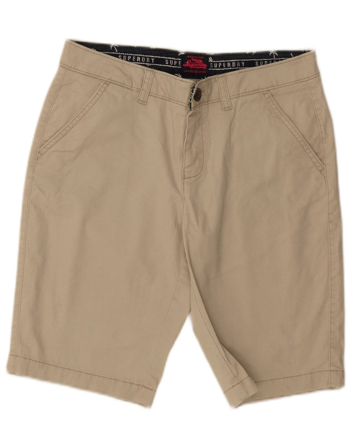 Superdry chinoshorts til kvinder W30 mellembeige bomuld