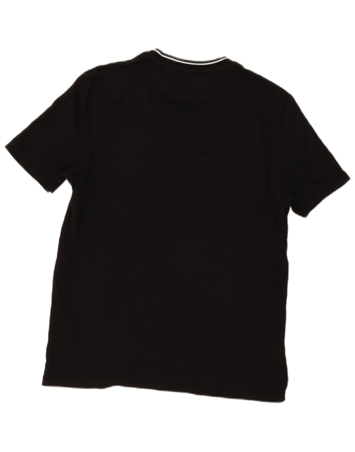 Lyle & Scott Herre Relaxed Fit T-shirt Top Lille sort bomuld
