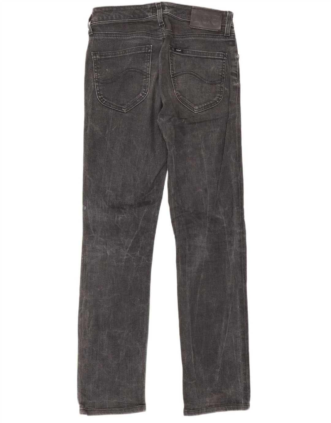 Lee Dame Marion Straight Jeans W28 L33 Grå Bomuld