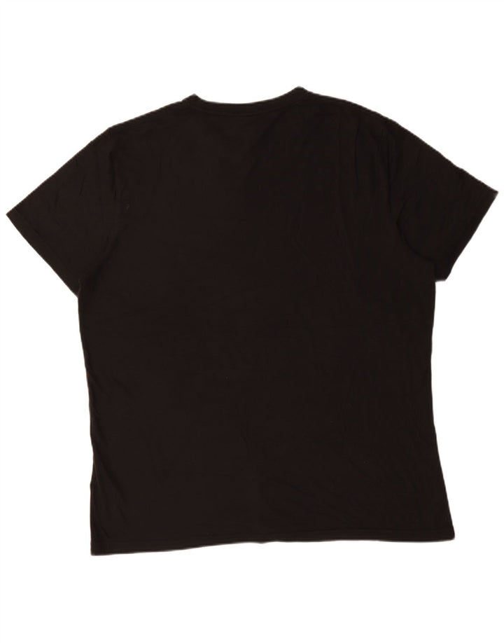 Asics Herre T-Shirt Top 2XL Sort Bomuld