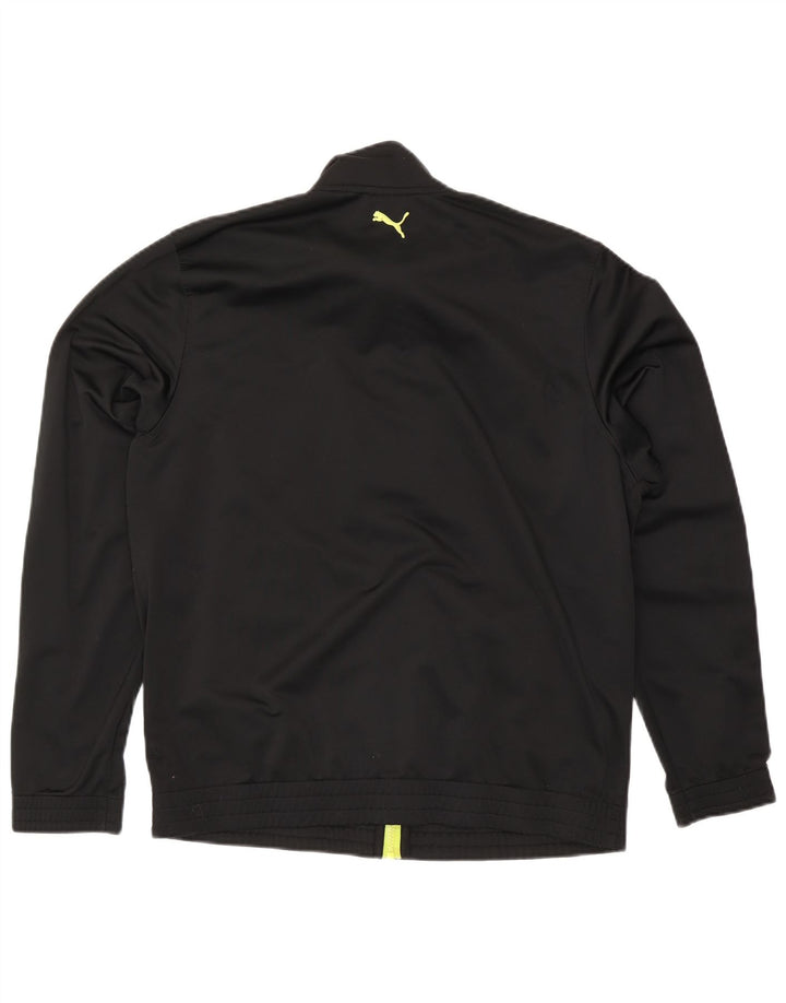 Puma Herre Grafisk Træningsdragt Top Jakke Stor Sort Polyester