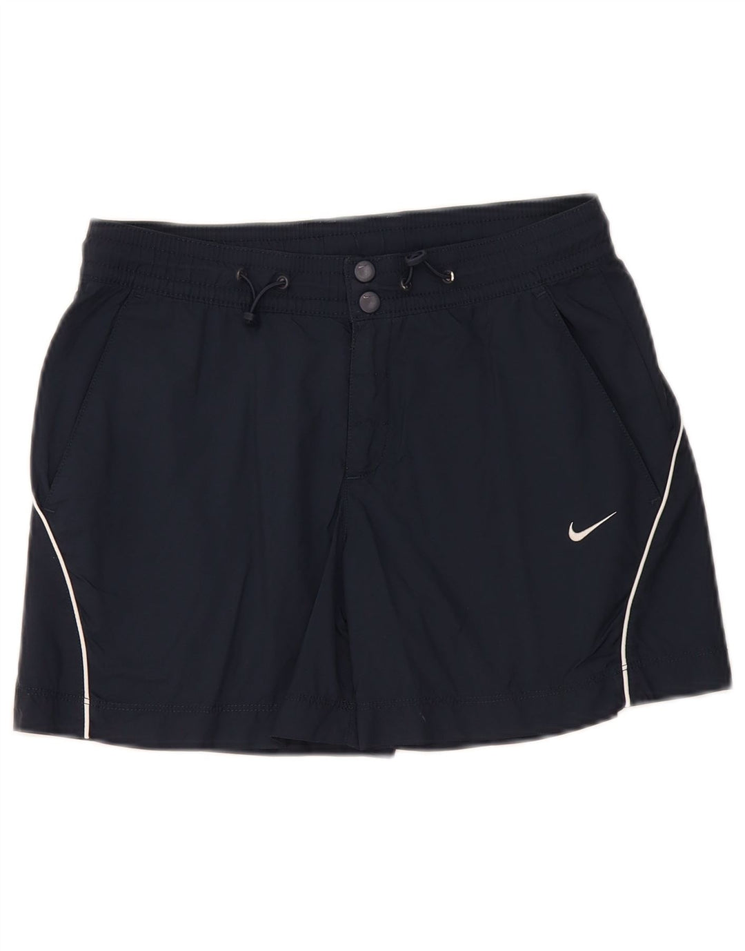 Nike sportsshorts til kvinder UK 8/10 Small Navy Blue Nylon