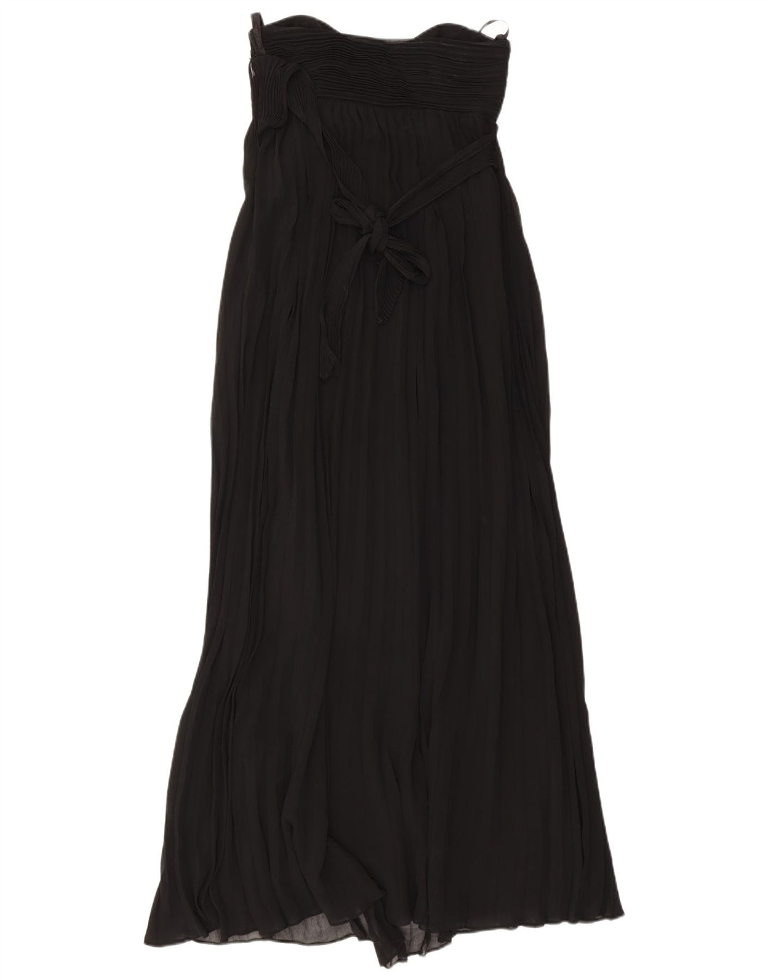 COAST Womens Maxi Strapless Dress UK 8 Small  Black Polyester