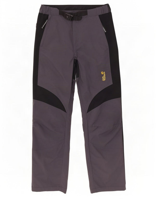 Jack Wolfskin Herre Vandre Cargo Bukser Small W30 L29 Grå Colourblock