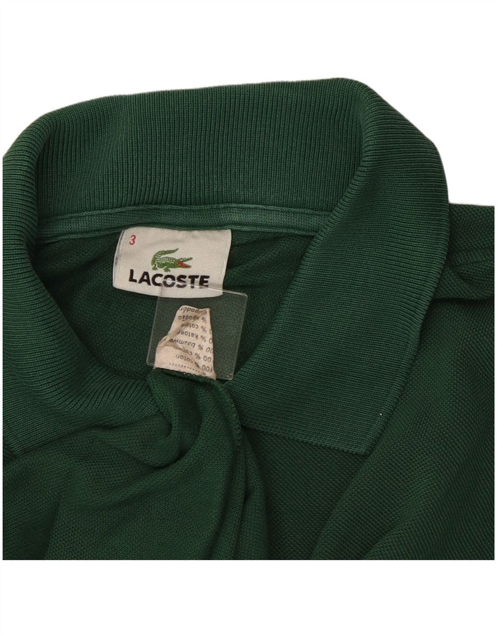 Lacoste herre poloshirt størrelse 3 Lille grøn bomuld