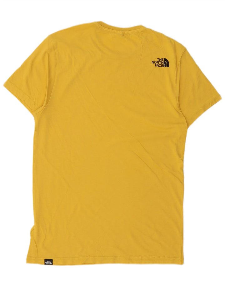 The North Face Herre T-Shirt Top Lille Gul Bomuld