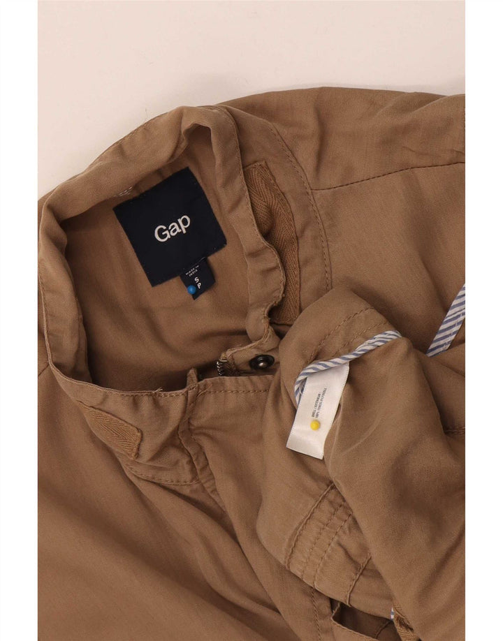 Gap Womens Utility Jacket UK 10 Small Beige Lyocell