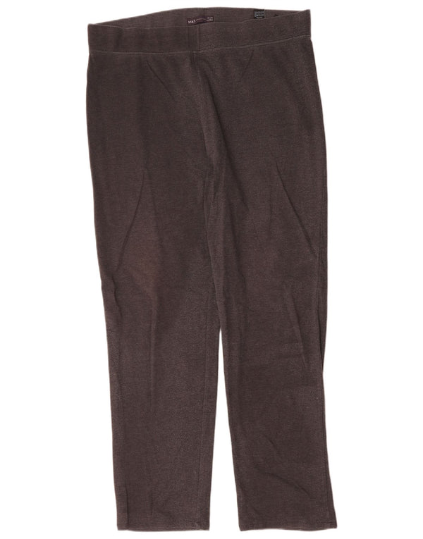 Marks & Spencer Dame Leggings UK 20 2XL Grå Bomuld