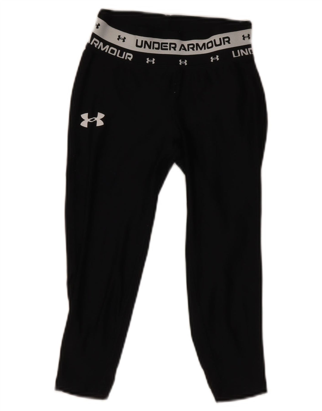 UNDER ARMOUR Piger Grafiske Leggings 7-8 år Lille sort polyester