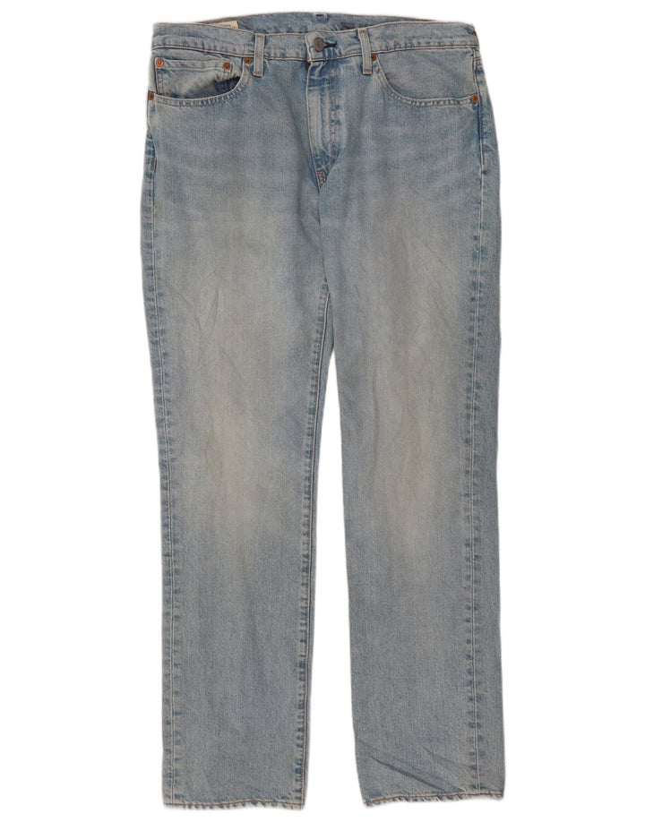 LEVI'S Herre 511 Slim Jeans W34 L32 Blå Bomuld