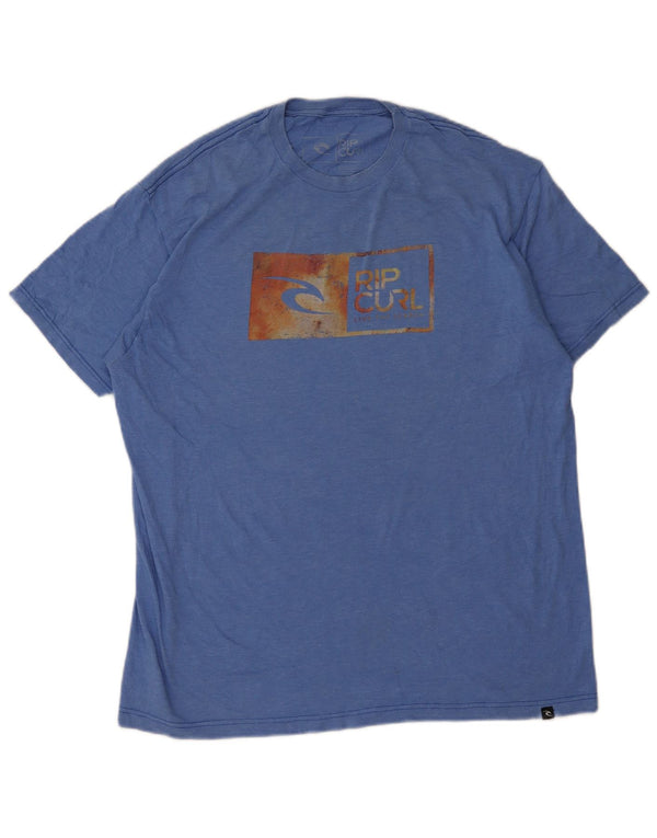 Rip Curl Herre grafisk T-shirt Top XL Blå