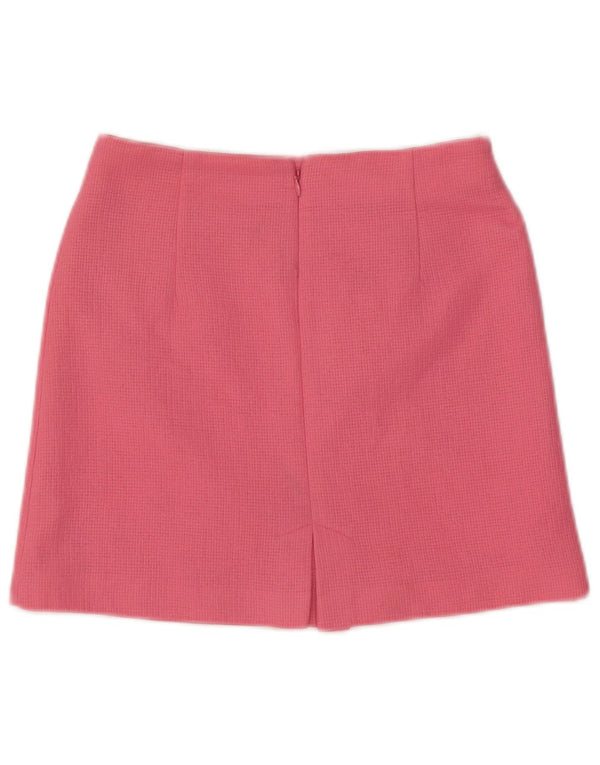 Zara Dame Mini-nederdel XS W24 Pink Polyester