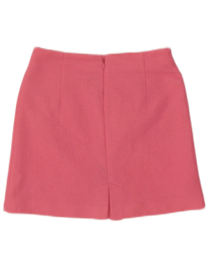 Zara Dame Mini-nederdel XS W24 Pink Polyester