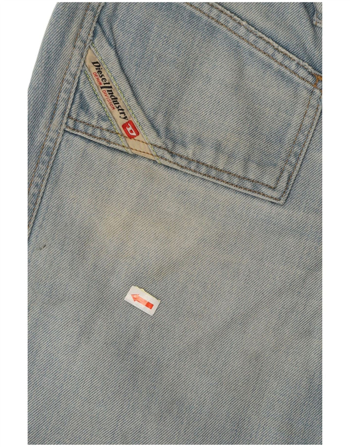 DIESEL Dame Straight Jeans W31 L31 Blå Bomuld