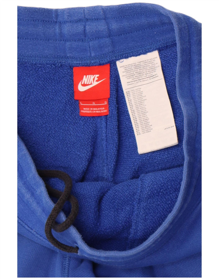 Nike sportsshorts til mænd, store blå bomuld