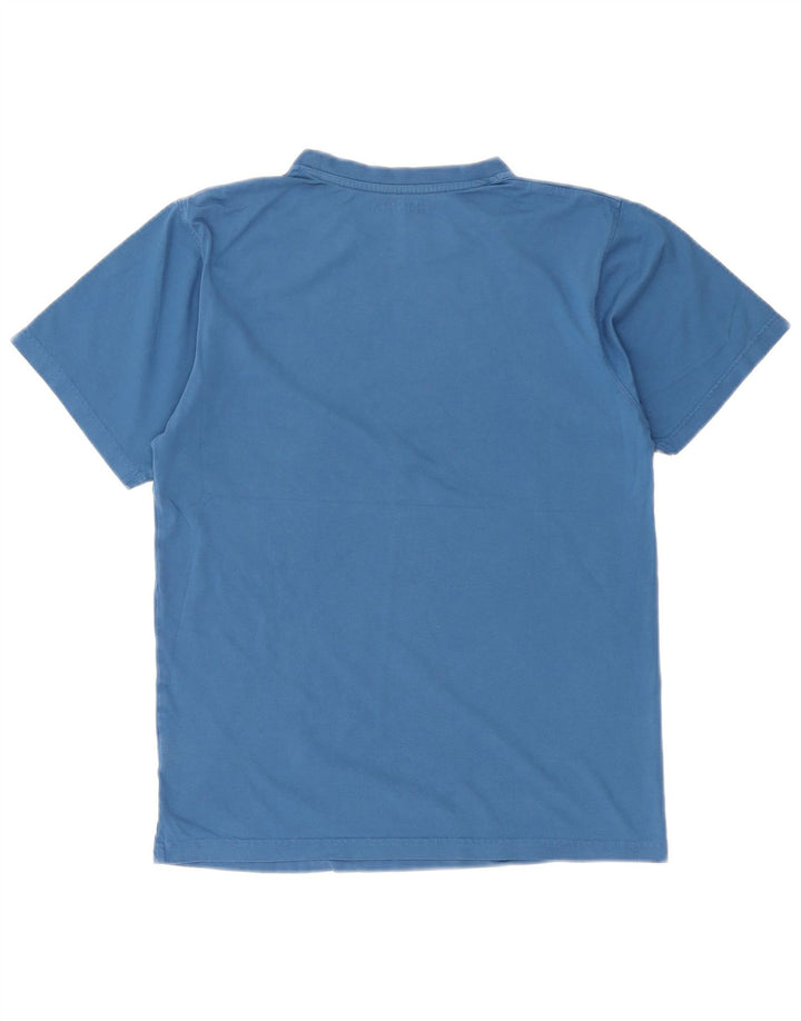 Mountain Warehouse Herre grafisk T-shirt top lille blå bomuld