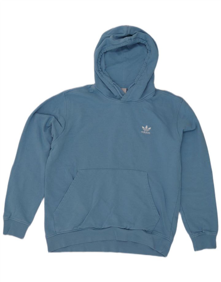 Adidas hættetrøje til mænd mellemblå