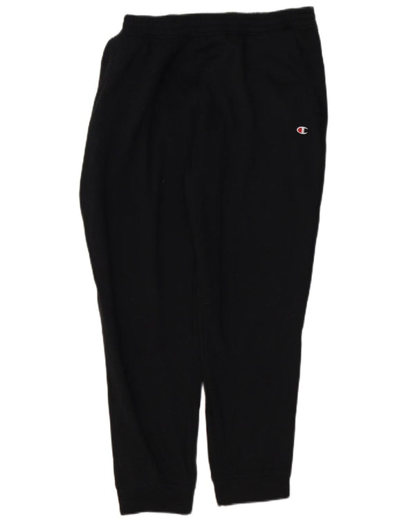CHAMPION Womens træningsdragt Bukser Joggers UK 14 Large Black Bomuld