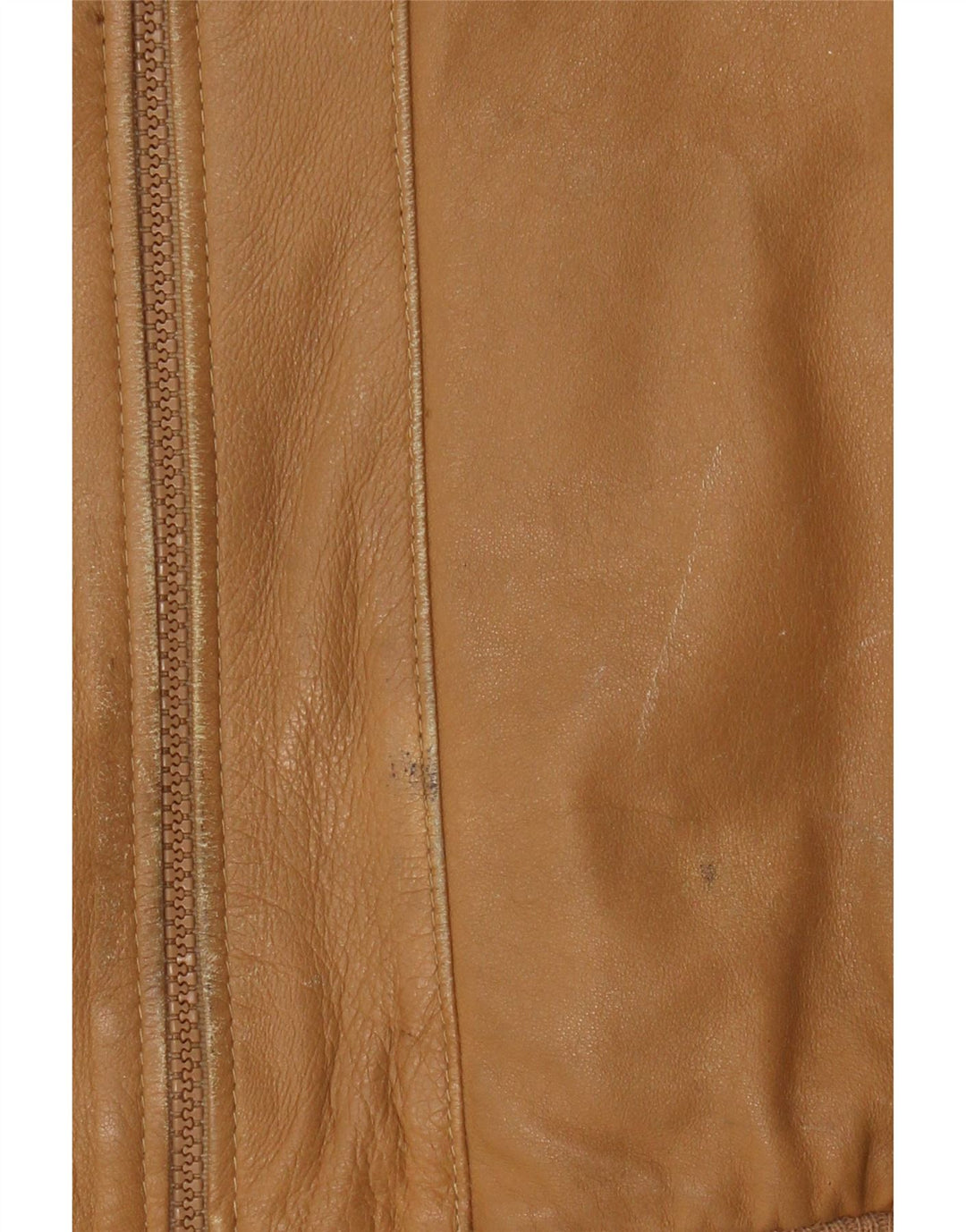 Vintage Herre Læderjakke UK 38 Medium Brun Læder