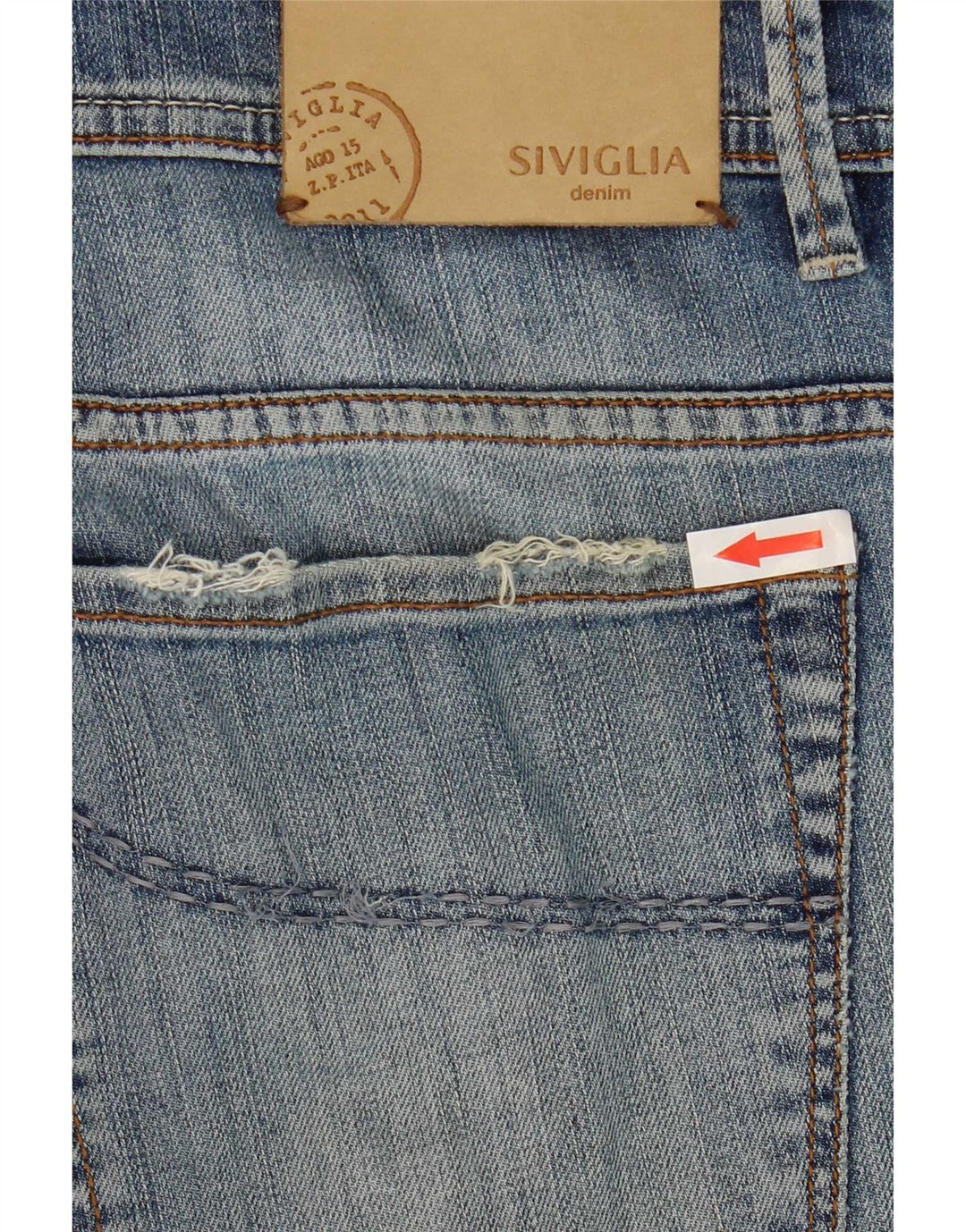 SIVIGLIA Straight jeans til mænd W36 L27 Blå