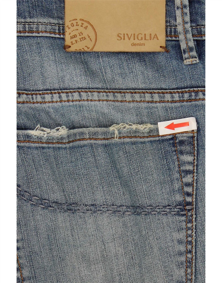 SIVIGLIA Straight jeans til mænd W36 L27 Blå