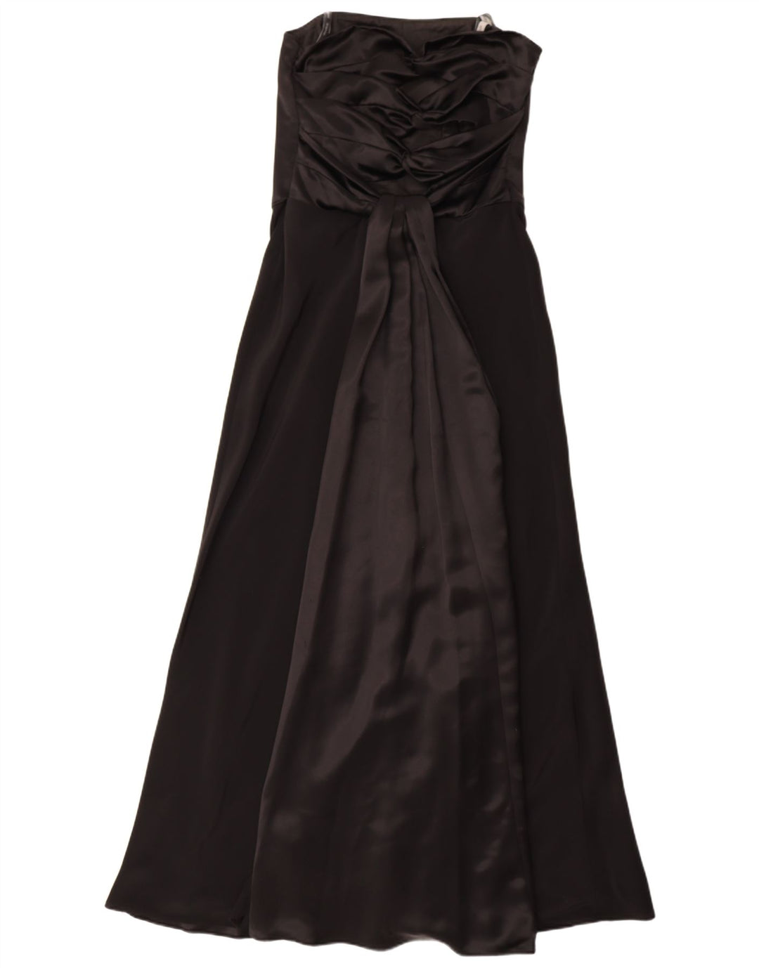 PEARCE FIONDA Womens Maxi Strapless Dress UK 12 Medium Black Acetate