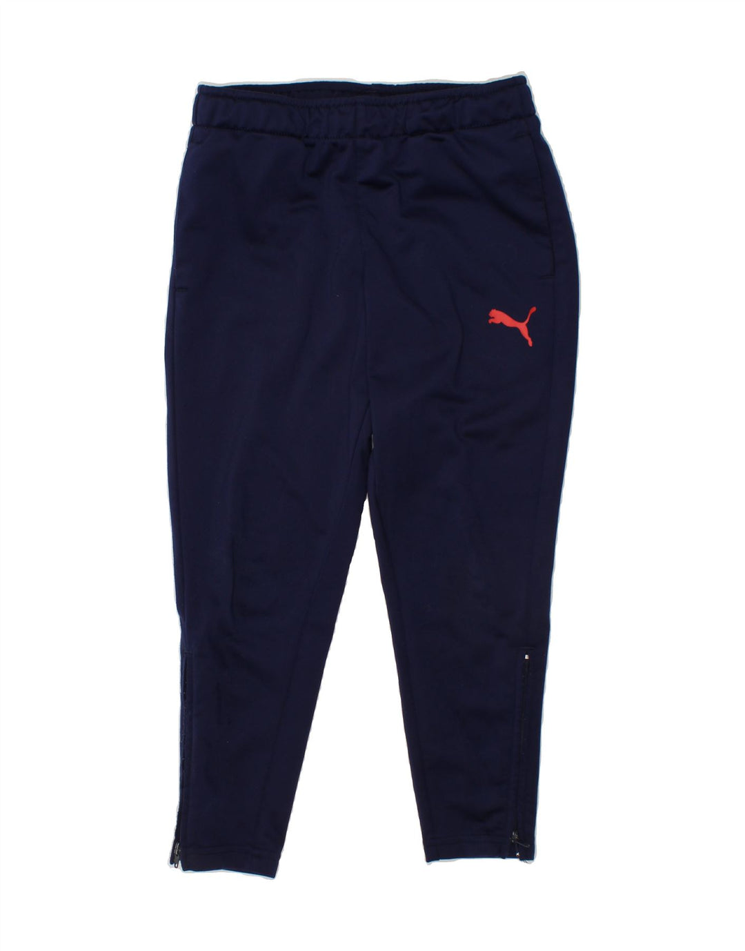 PUMA Boys Tracksuit Trousers 5-6 Years Navy Blue Polyester Vintage Puma and Second-Hand Puma from Messina Hembry 