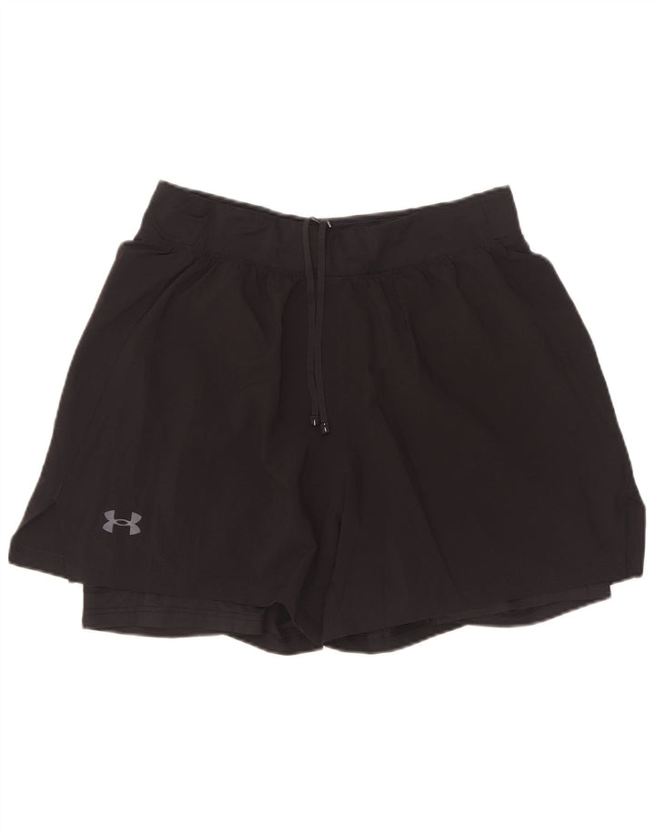 Under Armour Sportsshorts til kvinder UK 14 Stor sort polyester