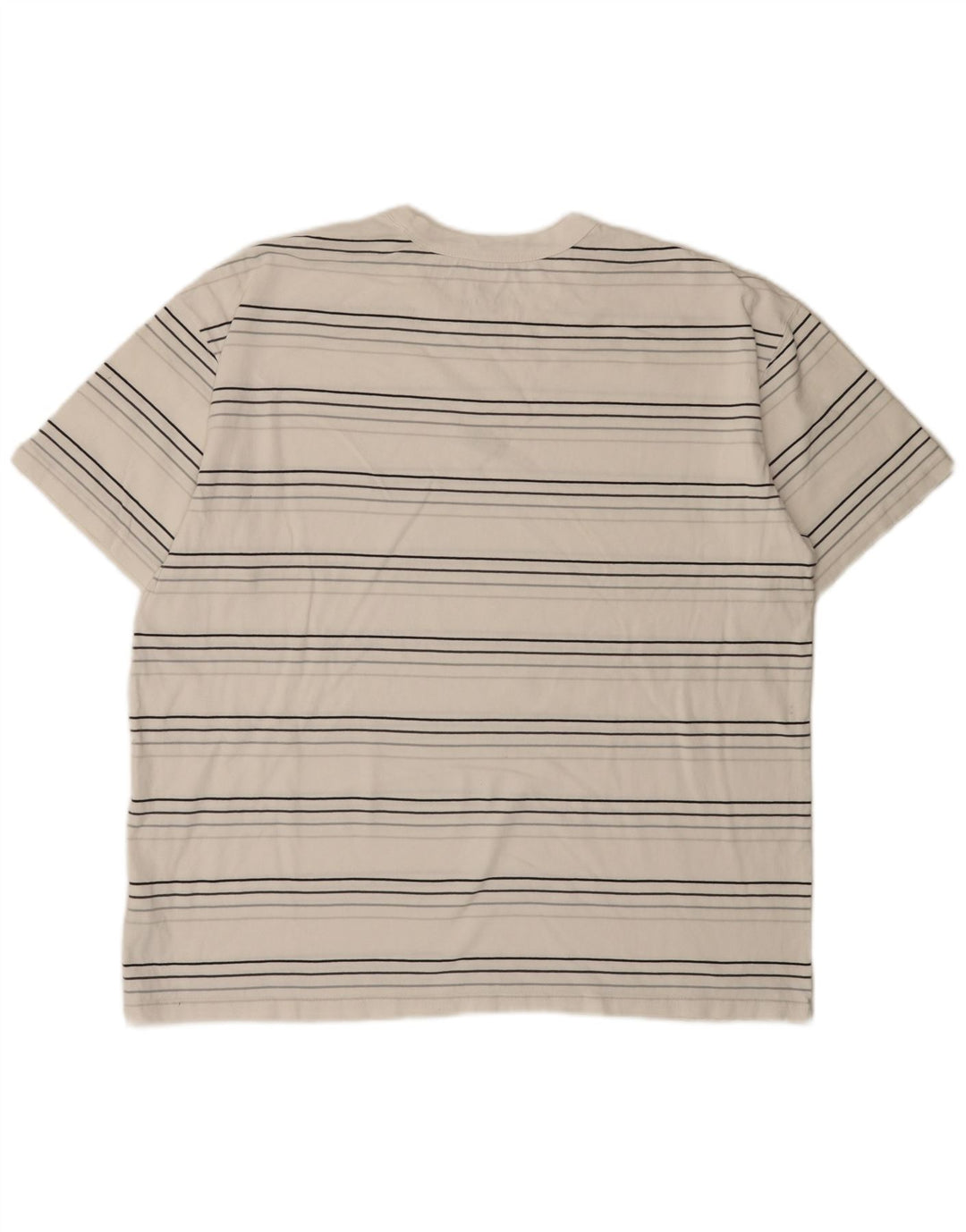 Nike Herre Loose Fit T-Shirt Top XL Hvidstribet bomuld