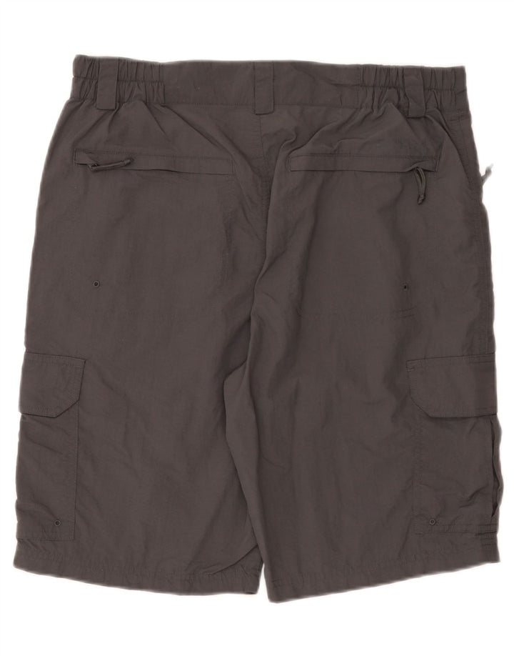 Mountain Warehouse Herre Cargo Shorts W34 Large Grå Polyamid