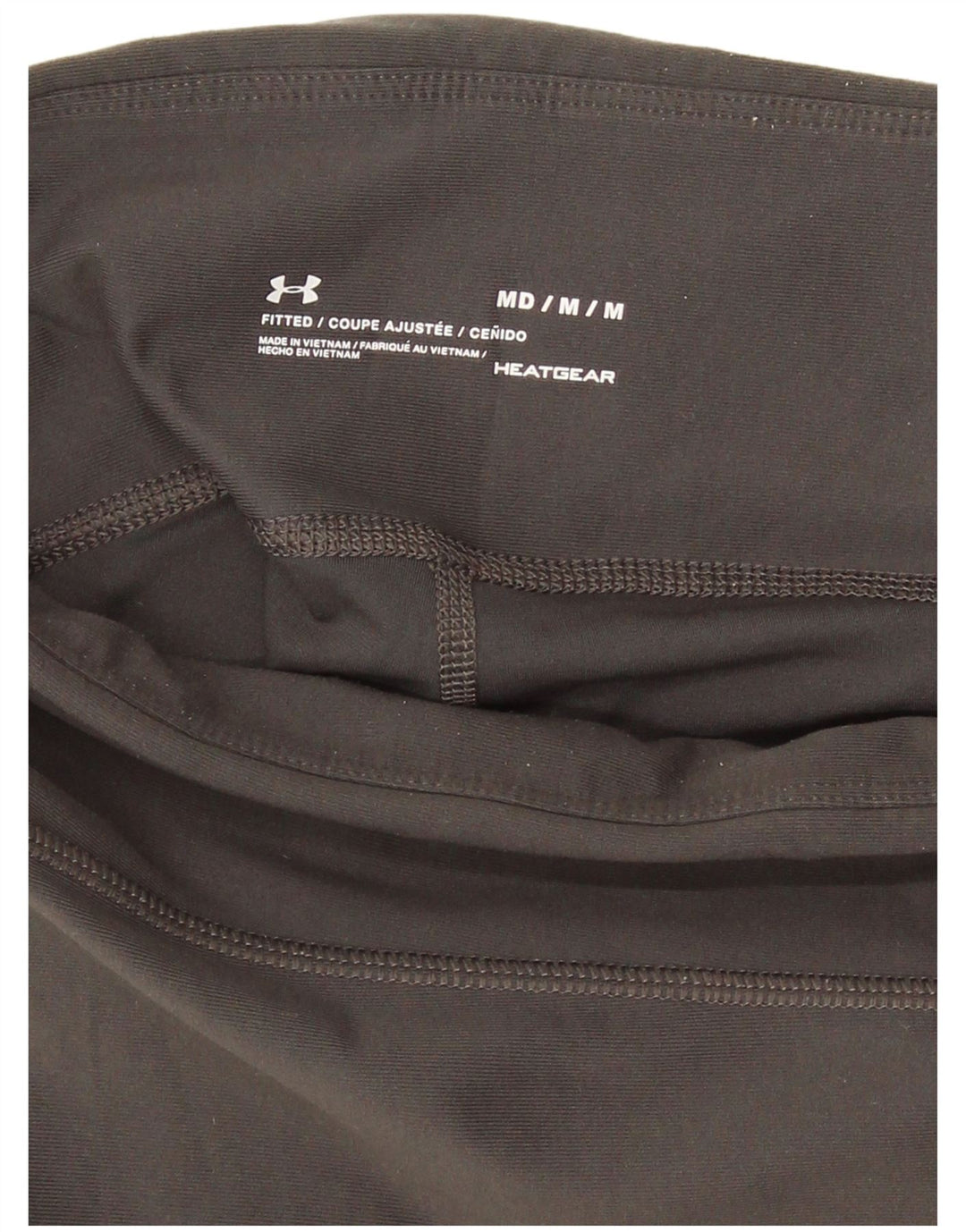 Under Armour Dame Dri Fit Crop Leggings UK 14 Medium Grey Colourblock