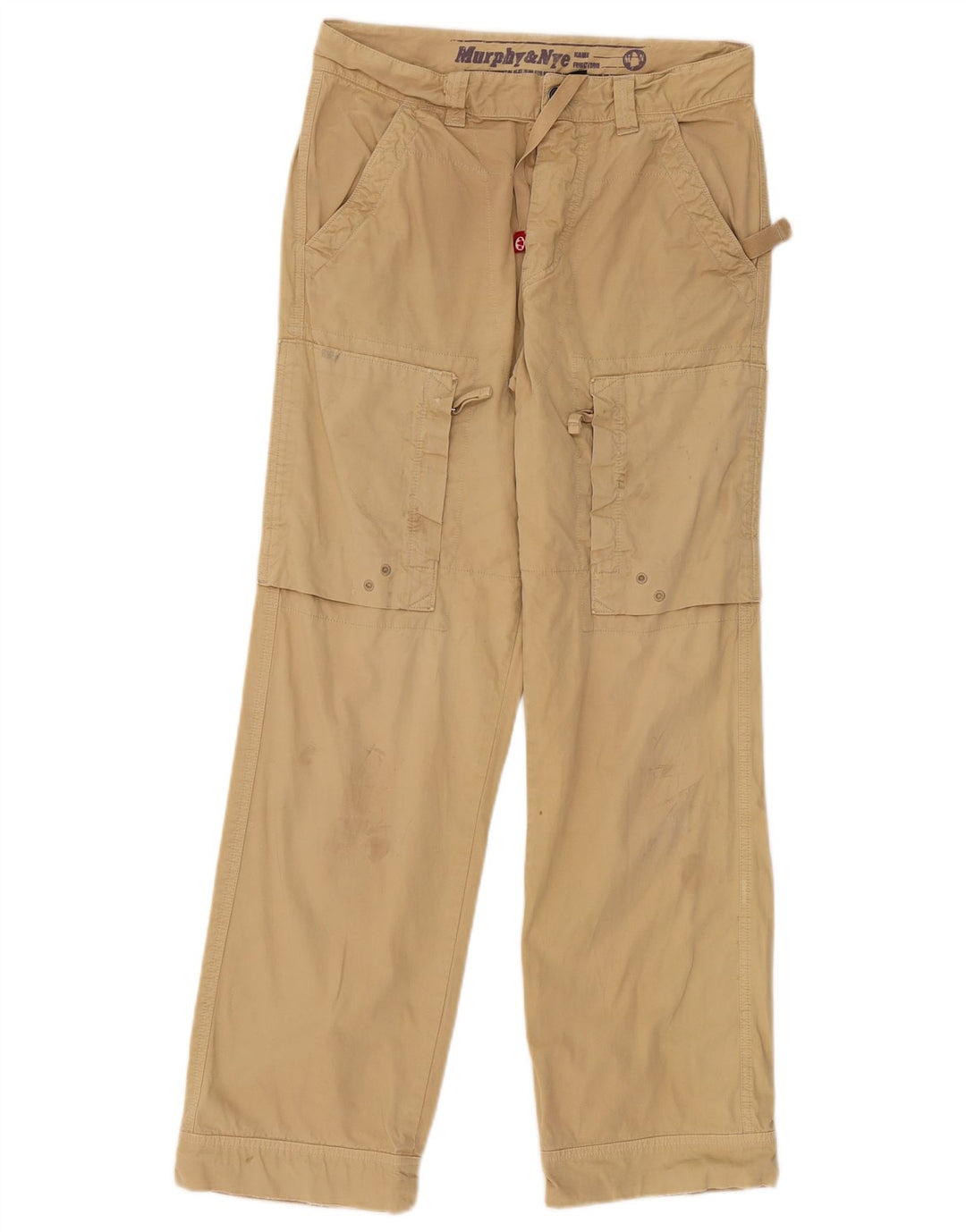 Murphy & Nye Lige Cargo-bukser til kvinder W30 L30 Beige bomuld
