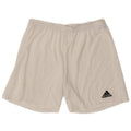 ADIDAS Mens Climalite Sport Shorts Large  White Polyester
