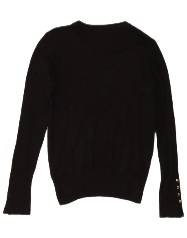 Zara Dame sweater med rund hals DK 12 Medium Sort Viscose