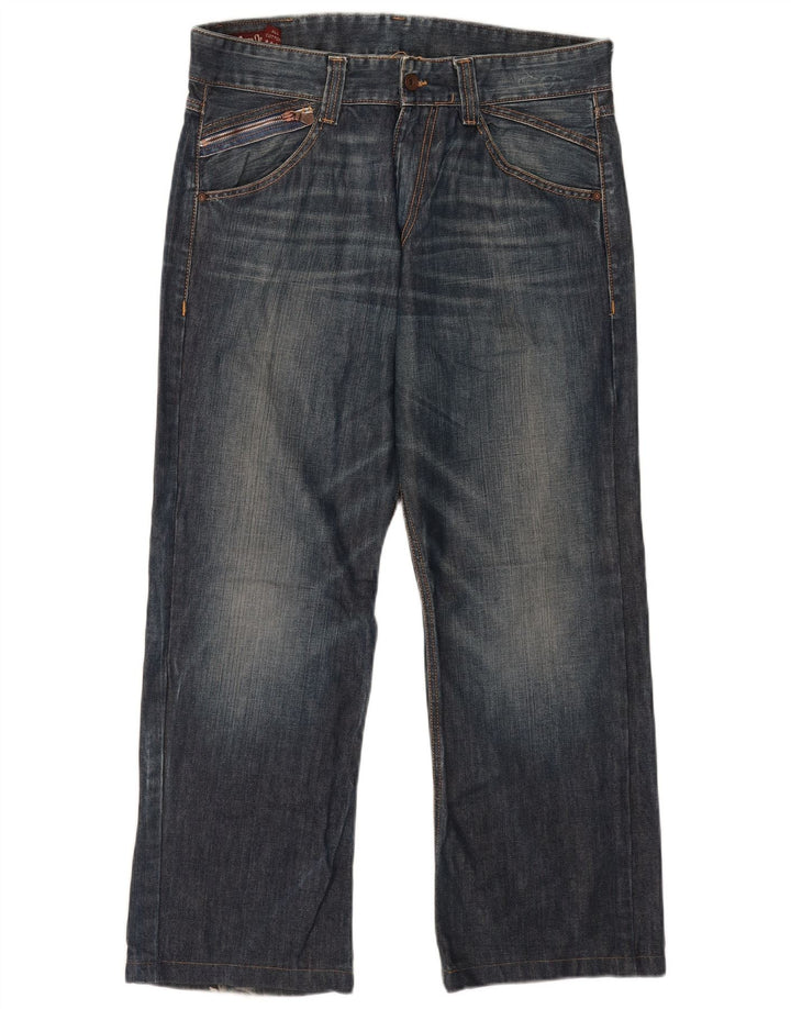 Marlboro Classics Straight Jeans til mænd W32 L28 Blå Bomuld