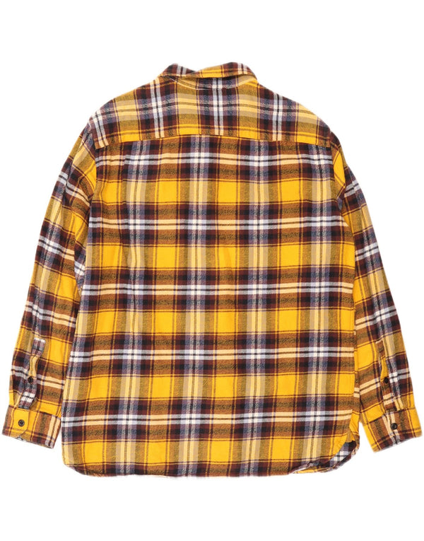 Levi's Herre Standard Fit Flanellskjorte XL Gul Plaid Bomuld