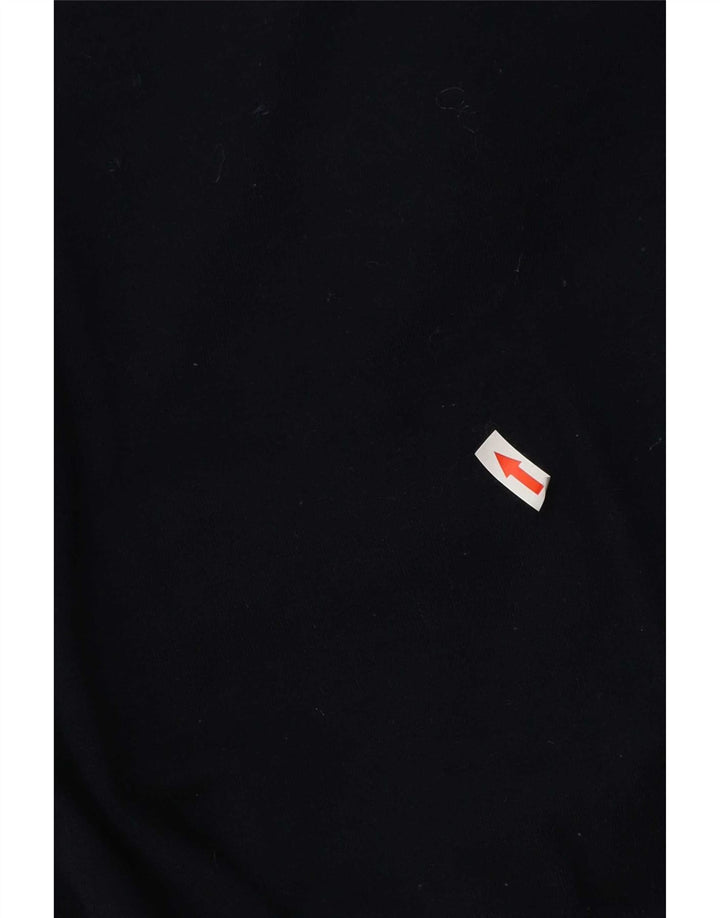Paul & Shark Herre sweater med rund hals, stor marineblå farveblok