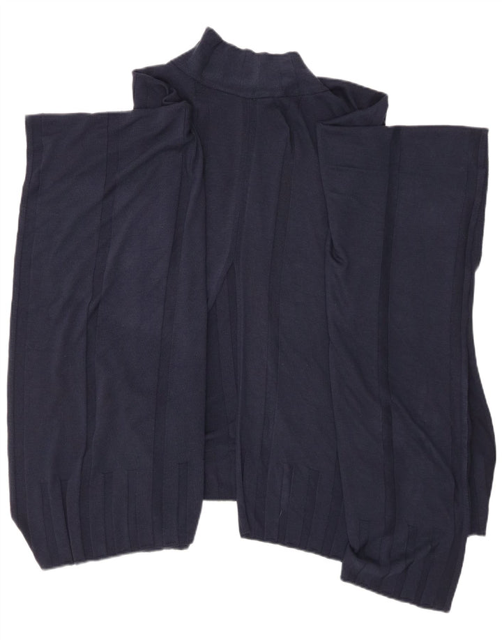 Marks & Spencer Dame Poncho Jumper One Size Marineblå Viscose