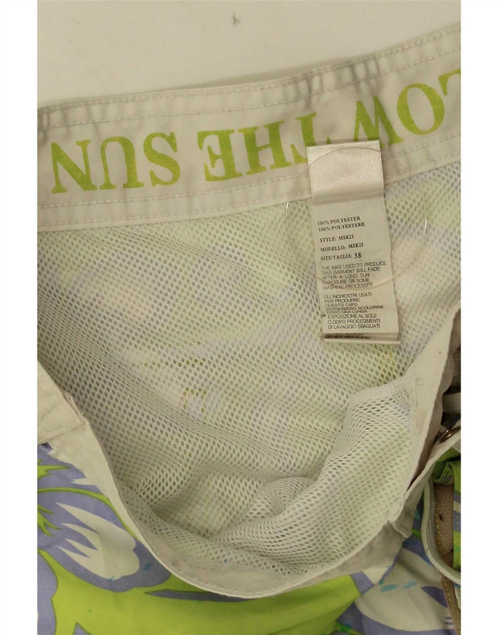 Sundek Herre badeshorts XL Grøn blomstret polyester