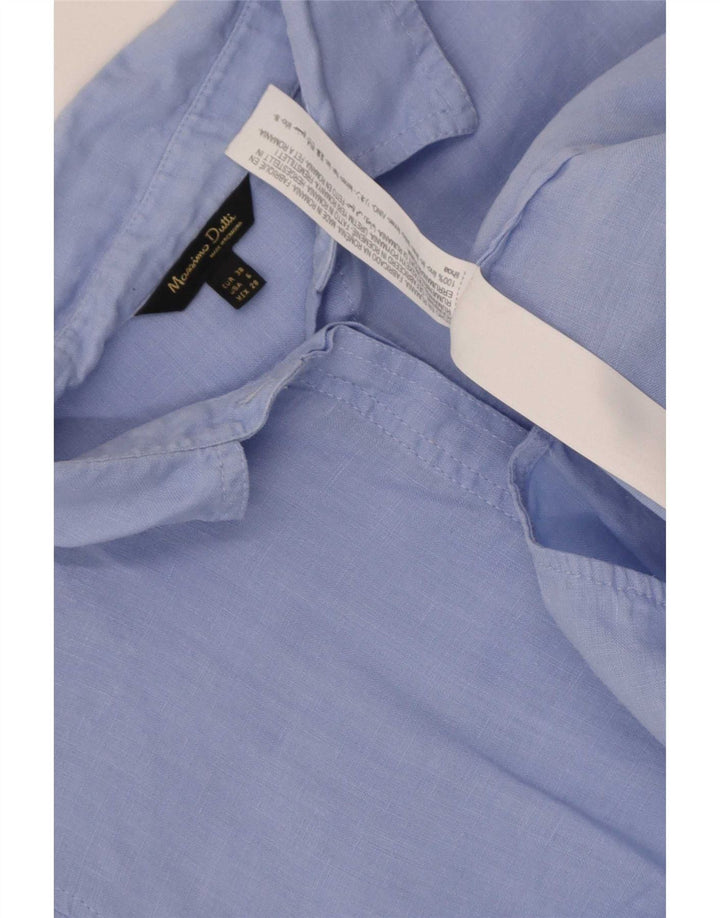 Massimo Dutti Dameskjorte EU 38 Lille Blå Linned