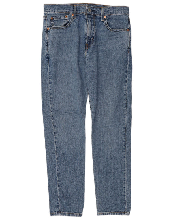 Levi's Herre 502 Hi-Ball tilspidsede jeans W32 L30 blå bomuld