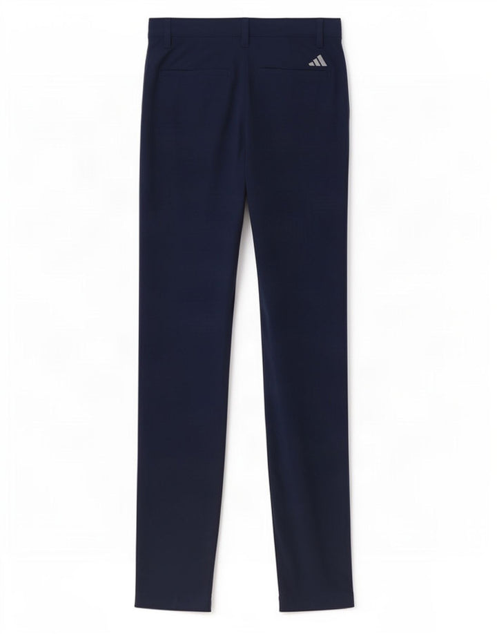 Adidas Slim Chino-bukser til mænd W28 L34 Marineblå polyester